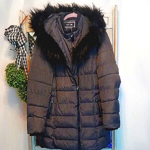Gorgeous! ⚜️Apt. 9⚜️ Black Puffer Hooded Coat with Quilted Insulation XL  ⚜️